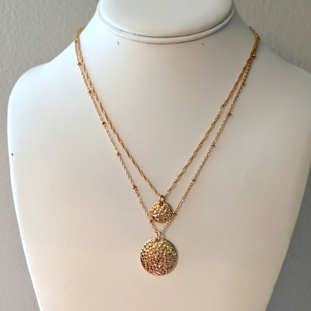 ▪️ Layered Round Neclace - Picture 3 of 7